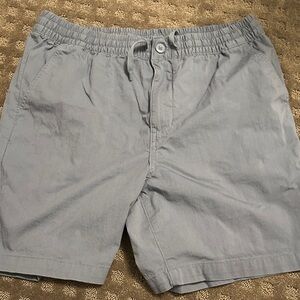 Patagonia Men's Light Gray/Blue Flat Front Shorts